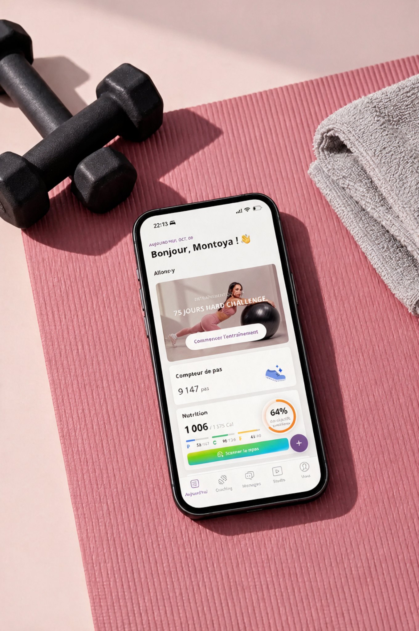 L'application MAKEACHAMP ouverte sur le 75 JOURS HARD CHALLENGE